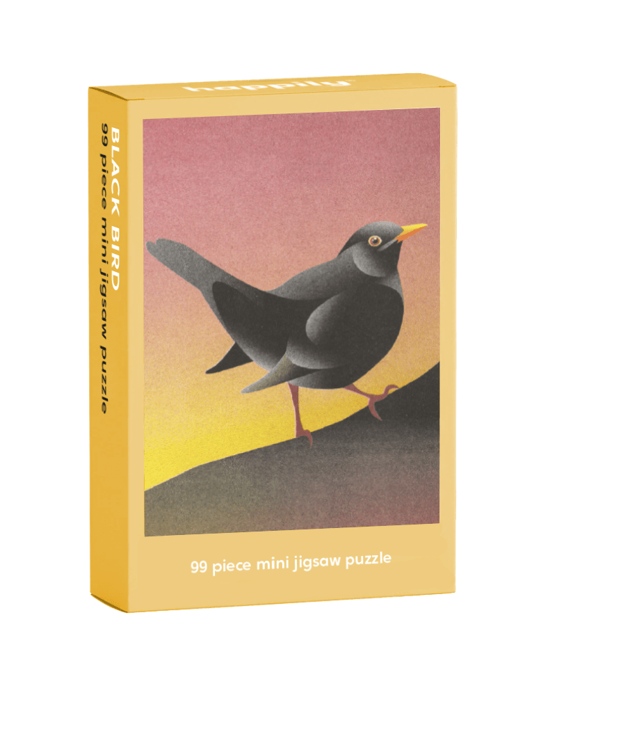 Mini Casse - Tête Merle Noir Happily Puzzles - Ex - voto