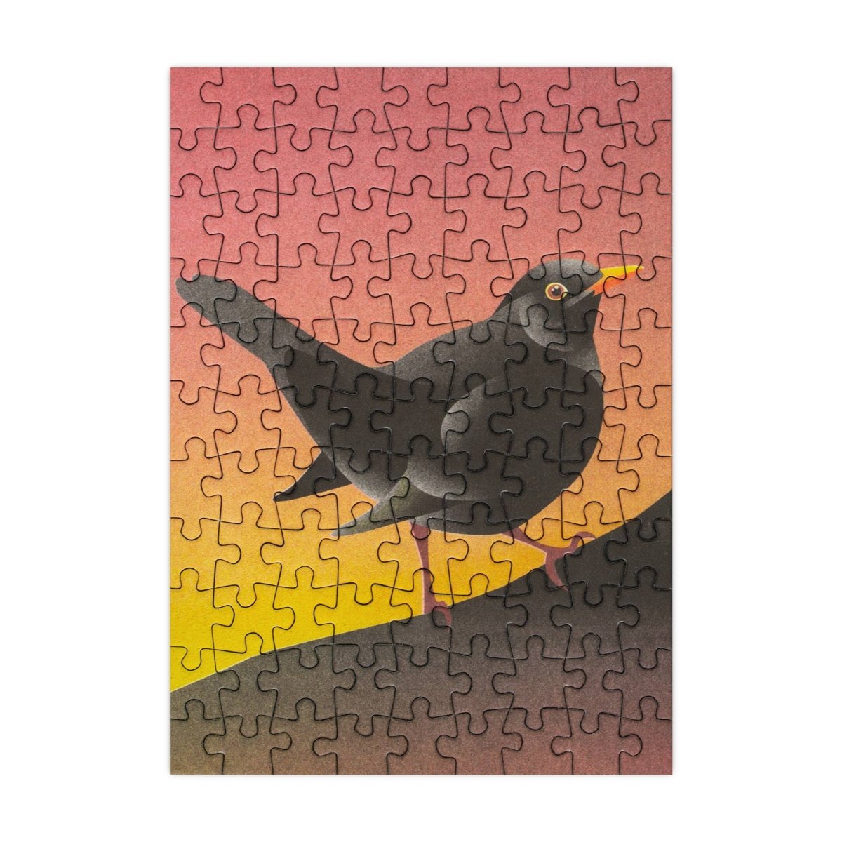 Mini Casse - Tête Merle Noir Happily Puzzles - Ex - voto