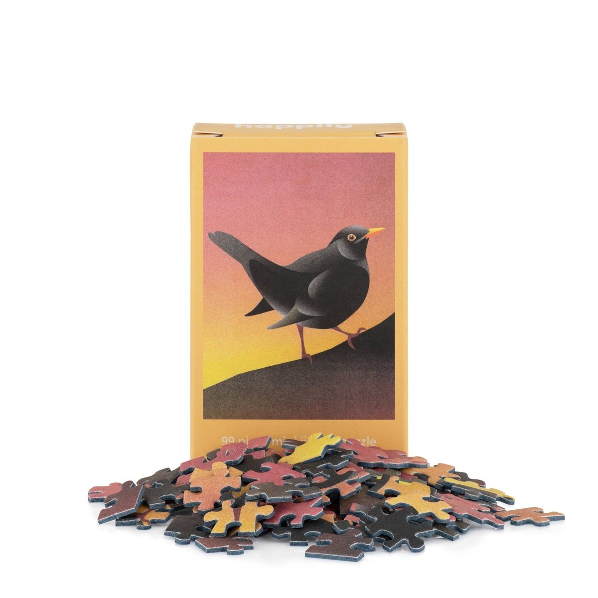 Mini Casse - Tête Merle Noir Happily Puzzles - Ex - voto