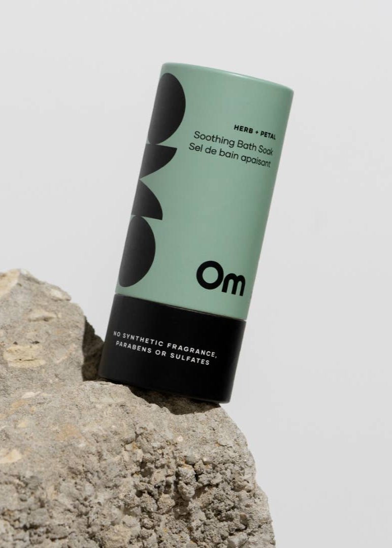 Mini Sel de Bain Apaisant 200g Om Organics Herbes et Pétales - Ex - voto