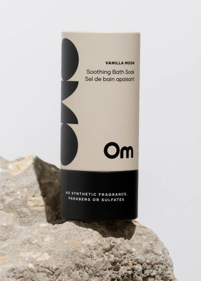 Mini Sel de Bain Apaisant 200g Om Organics Vanilla Moon - Ex - voto
