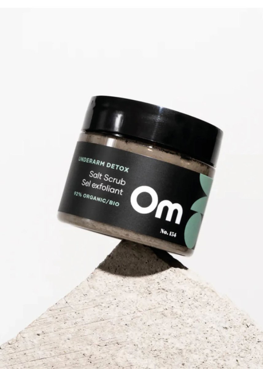 Mini Sel Exfoliant Detox Aisselles Om Organics - Ex - voto