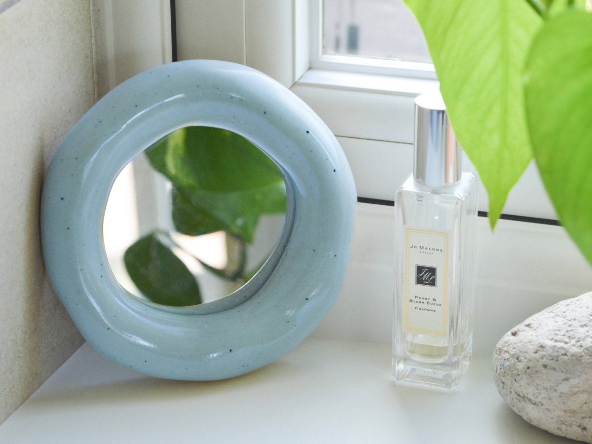 Miroir Blob Bleu JT Parker - Ex-voto