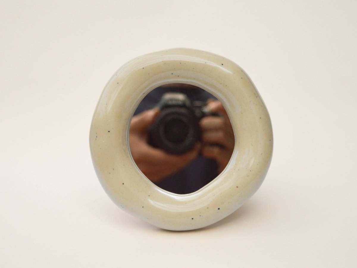 Miroir Blob Mirror Beige JT Parker - Ex-voto