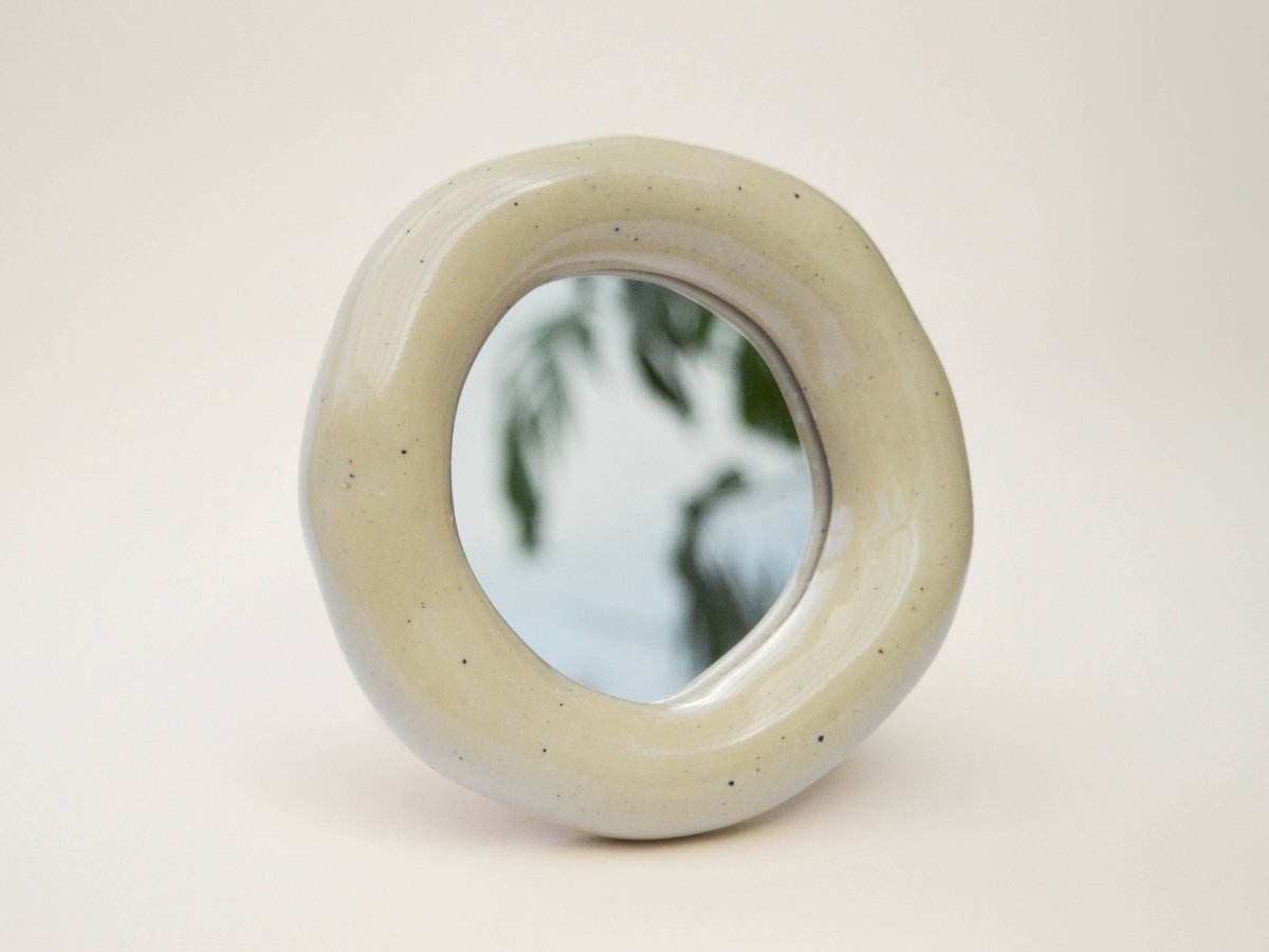 Miroir Blob Mirror Beige JT Parker - Ex-voto