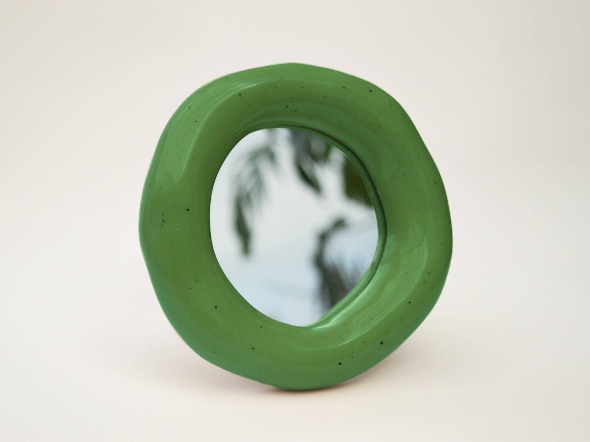 Miroir Blob Vert JT Parker - Ex-voto