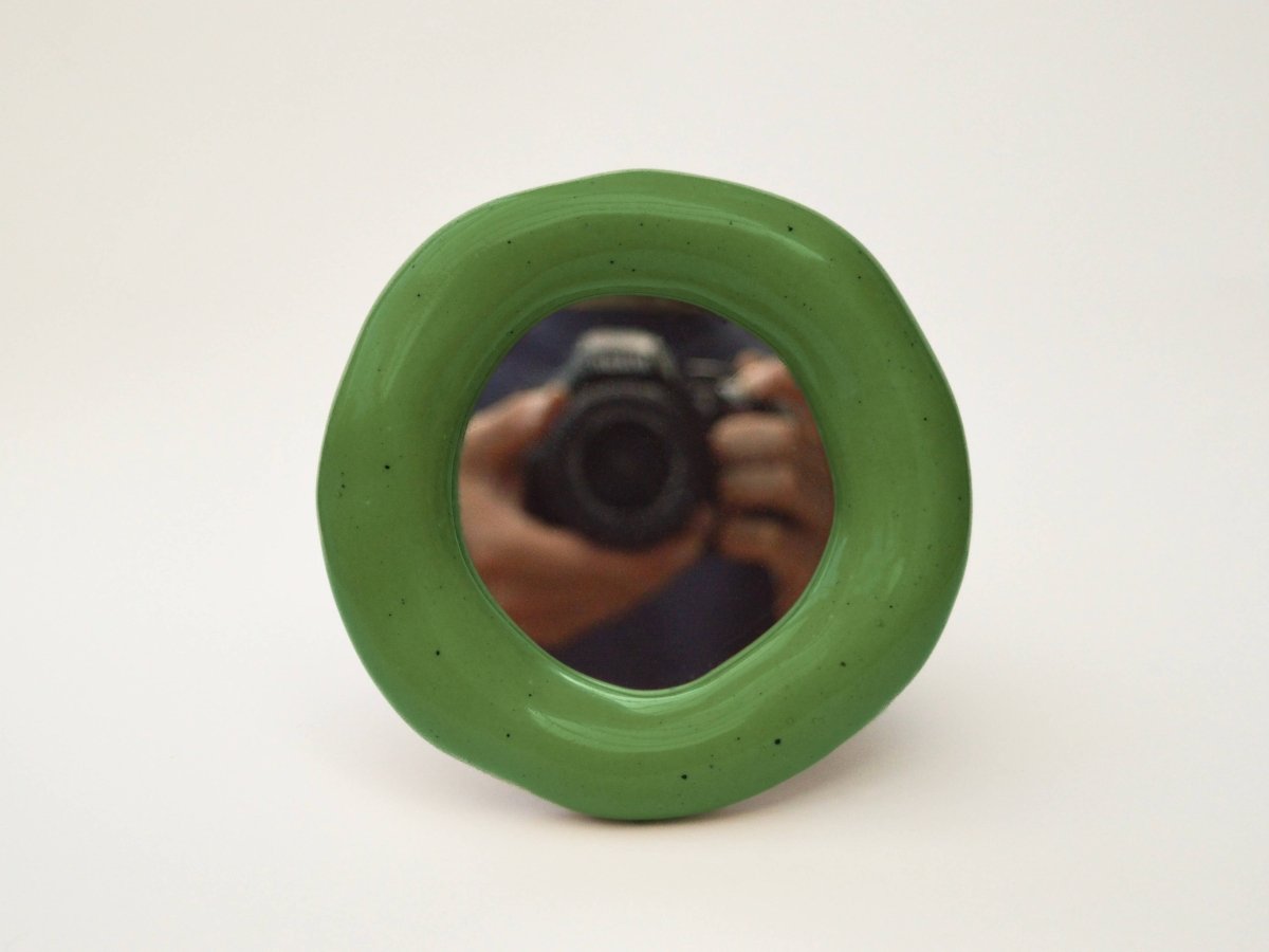 Miroir Blob Vert JT Parker - Ex-voto