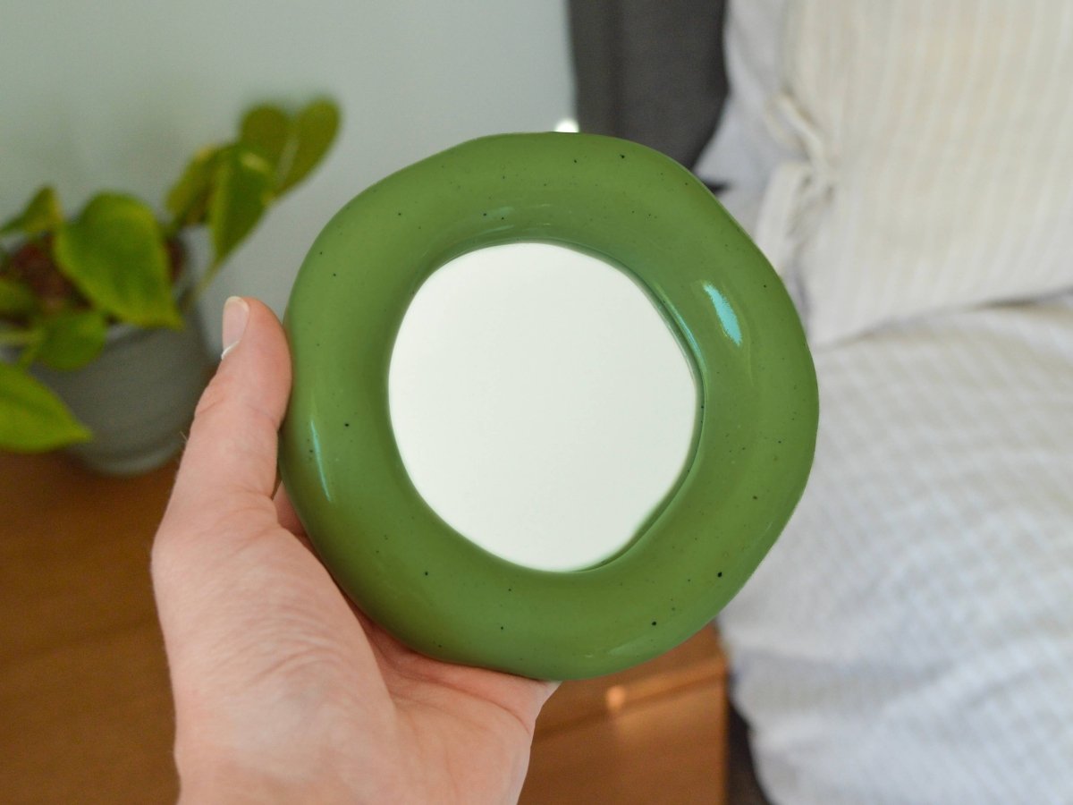 Miroir Blob Vert JT Parker - Ex-voto