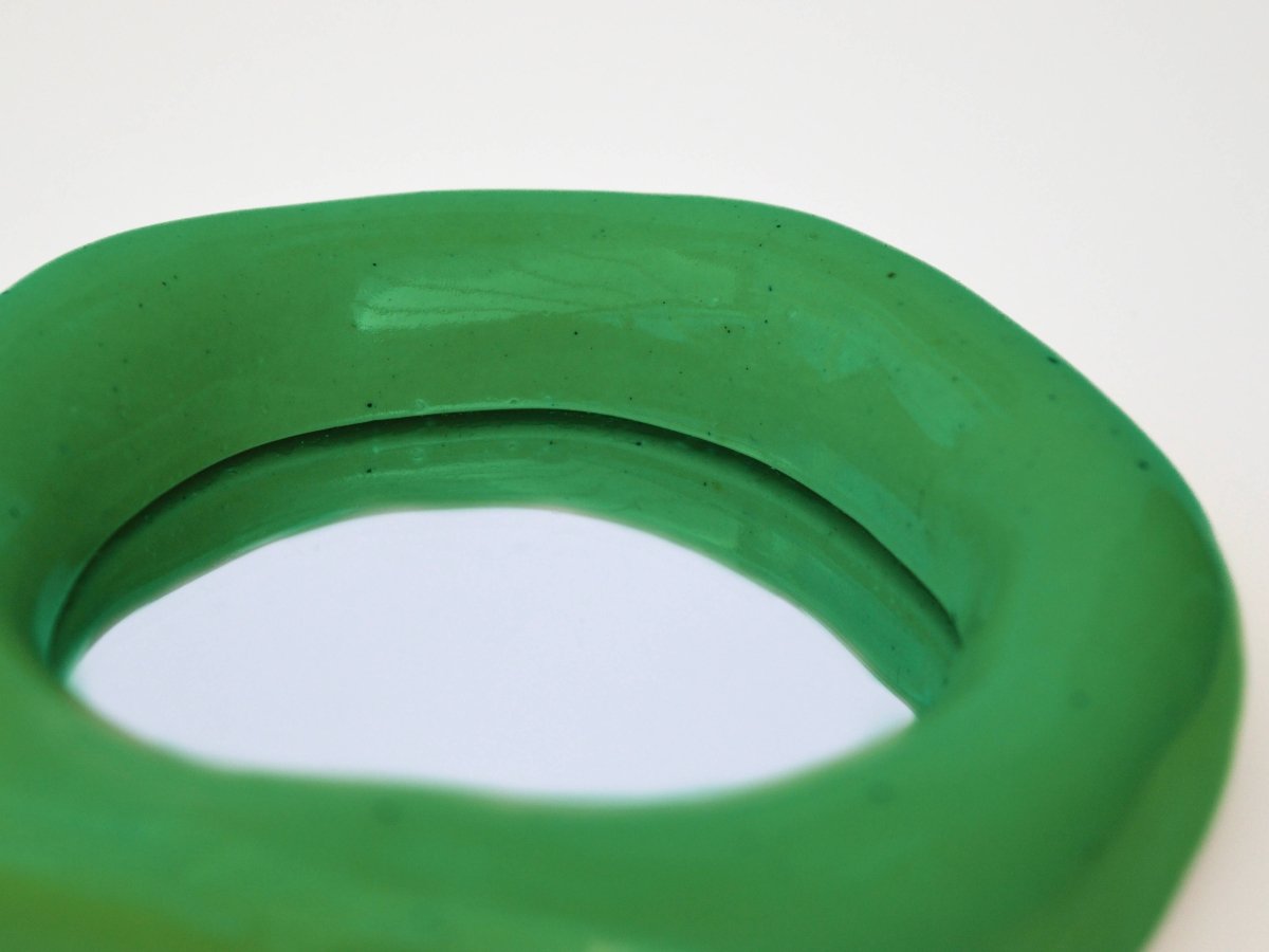 Miroir Blob Vert JT Parker - Ex-voto