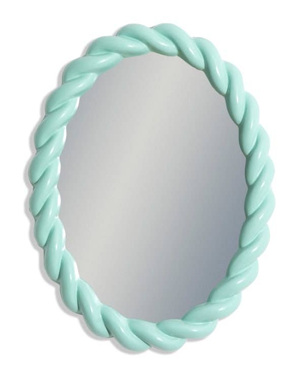Miroir Menthe Oval Braid McGowan & Rutherford VENTE FINALE - Ex - voto