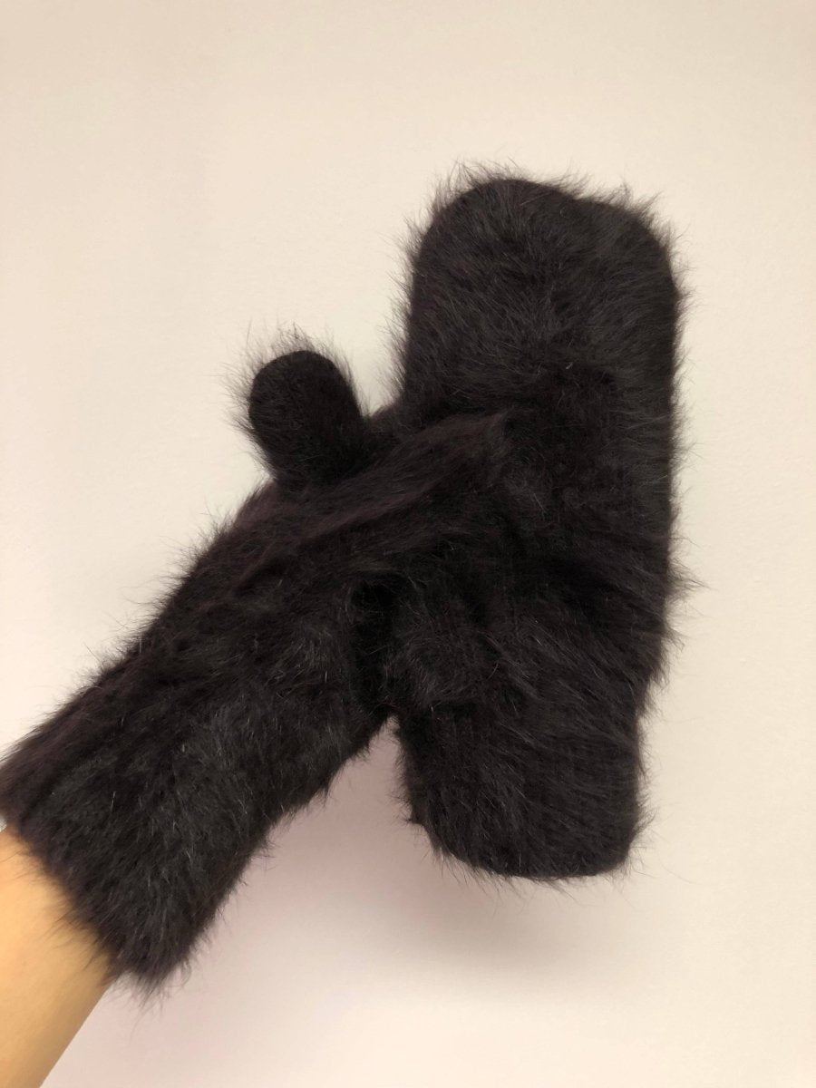 Mitaines Angora Fluffy Billy Bamboo - Ex - voto