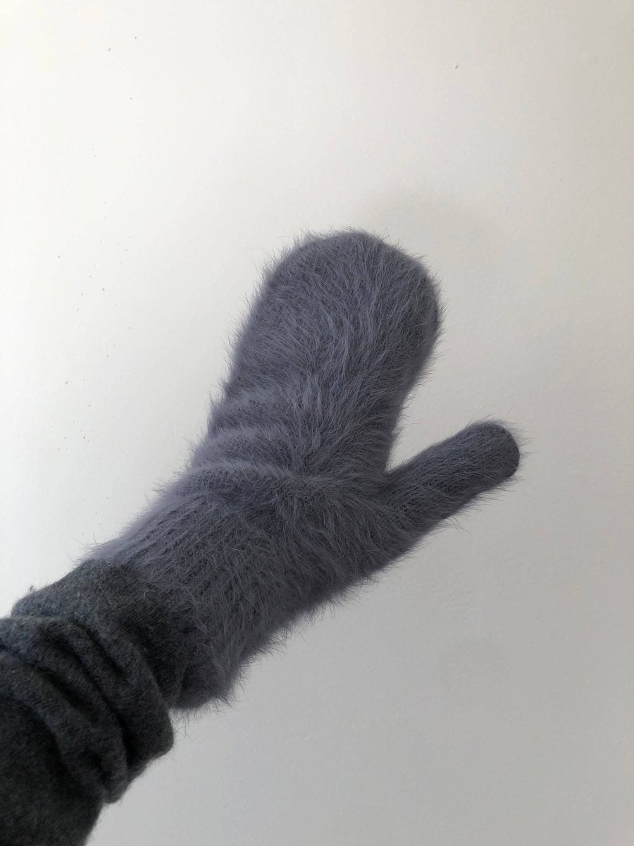 Mitaines Angora Fluffy Billy Bamboo - Ex - voto