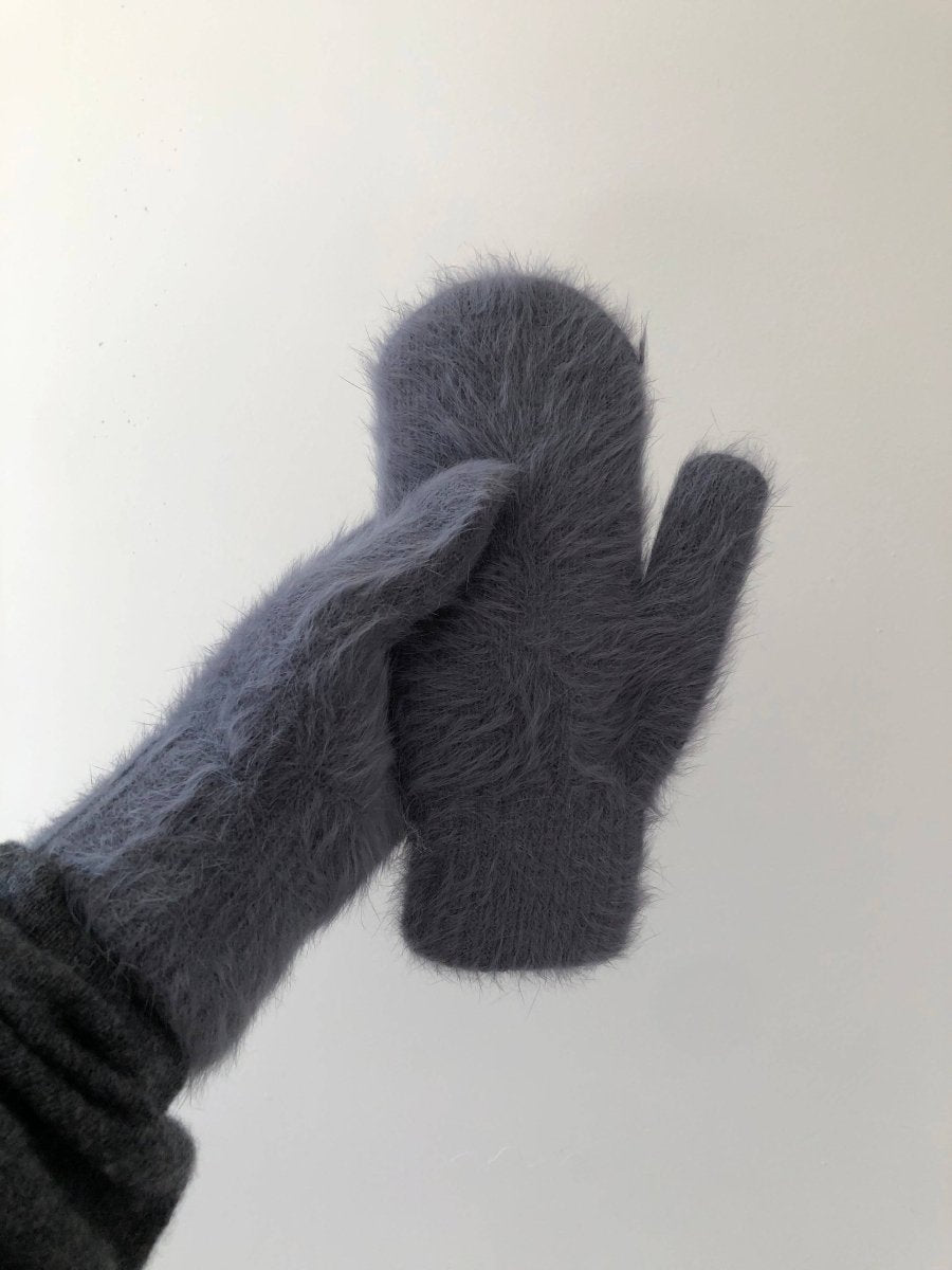 Mitaines Angora Fluffy Billy Bamboo - Ex - voto