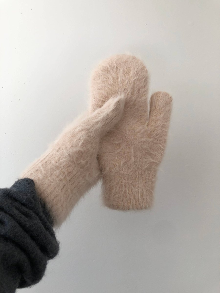 Mitaines Angora Fluffy Billy Bamboo - Ex - voto