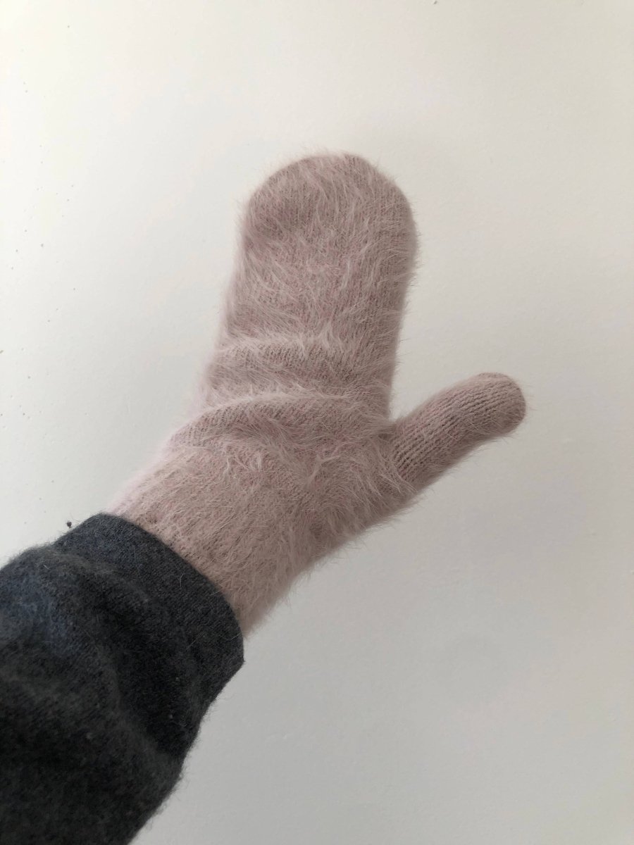 Mitaines Angora Fluffy Billy Bamboo - Ex - voto