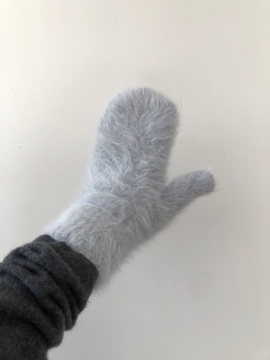 Mitaines Angora Fluffy Billy Bamboo - Ex - voto