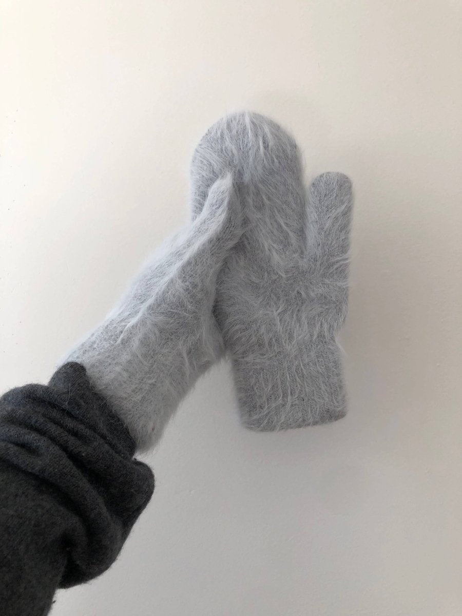 Mitaines Angora Fluffy Billy Bamboo - Ex - voto
