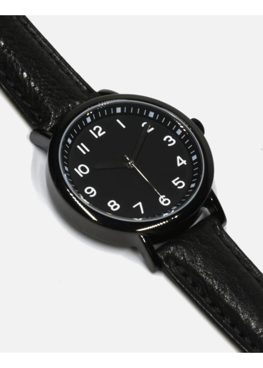 Montre Classique Noire Curated Basics - Ex - voto