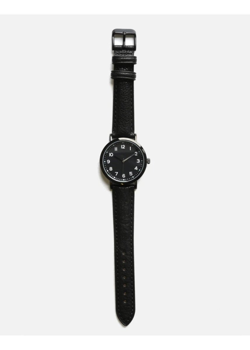 Montre Classique Noire Curated Basics - Ex - voto