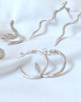 Bilak Snake Hoop Earrings