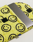 Housse pour ordinateur 16po Baggu Happy Yellow