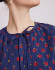 Blouse Nora Imprimé Roses Damson Madder