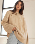 Pull Olie Dailystory Oatmeal SOLDE VENTE FINALE