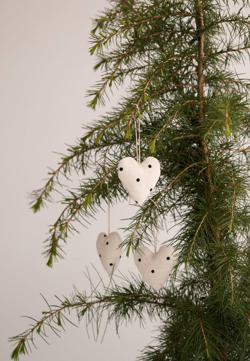 Ornement Coeur à Pois Moshi - Ex - voto