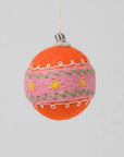 Ornement en Feutre Boule de Noël Wrap - Ex-voto