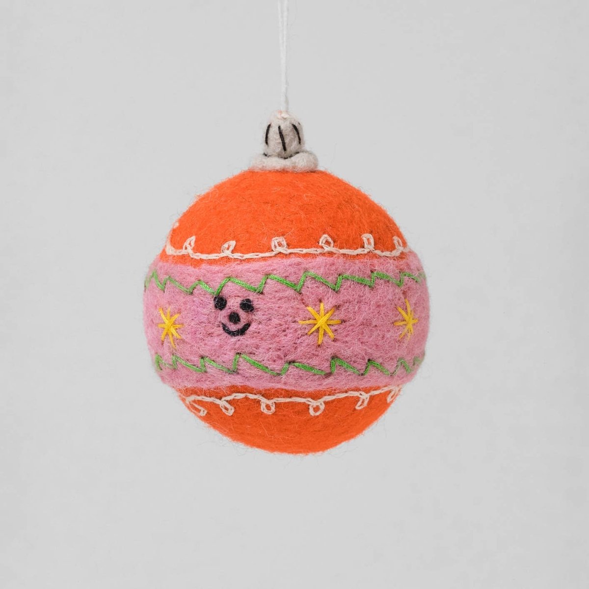 Ornement en Feutre Boule de Noël Wrap - Ex-voto