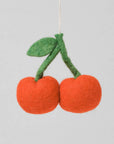 Ornement en Feutre Cerises Wrap - Ex-voto