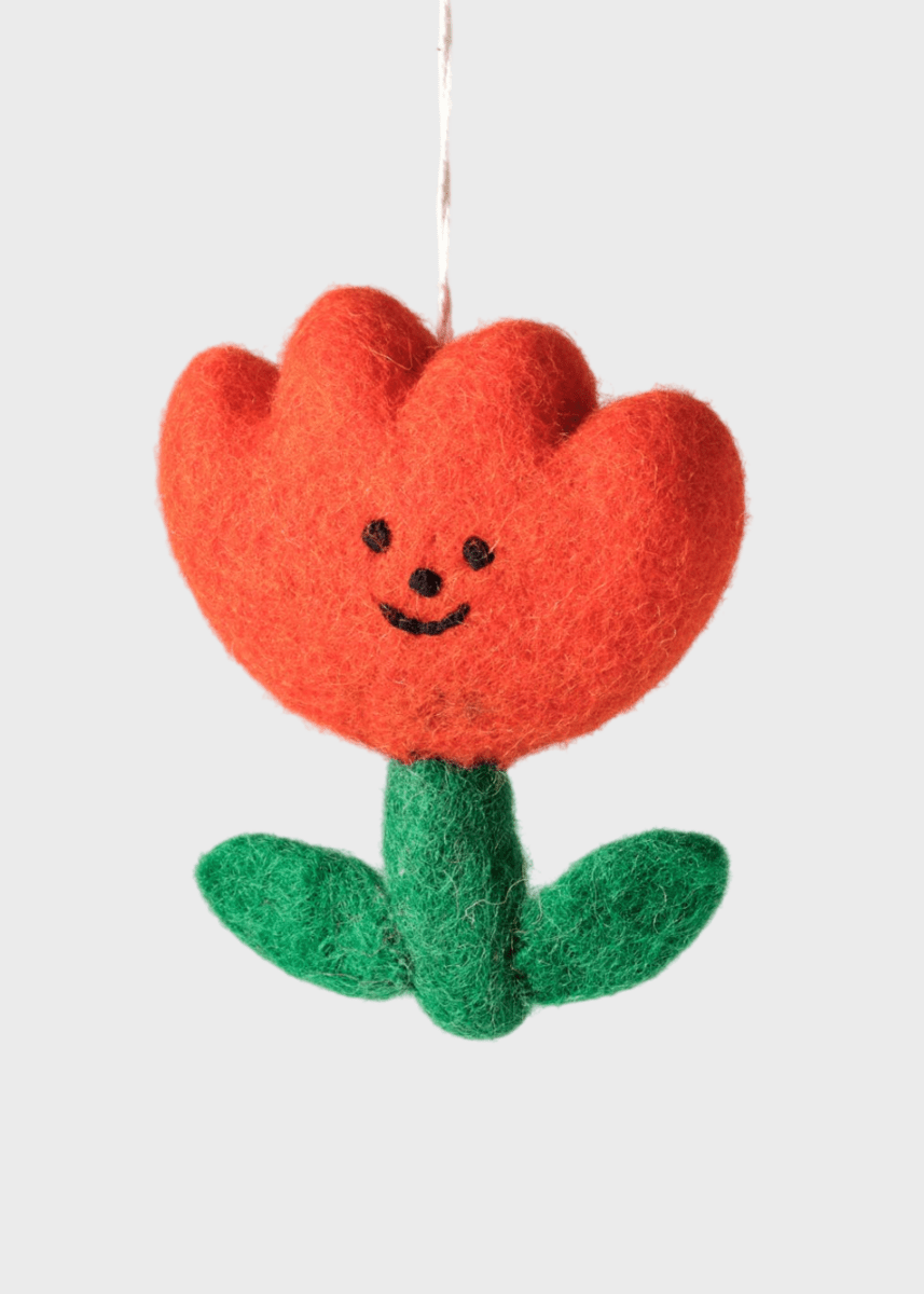 Ornement en Feutre Fleur WRAP - Ex - voto