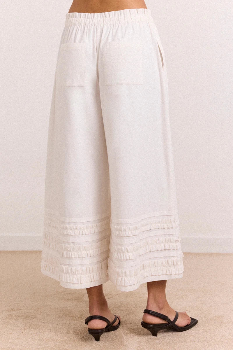 Pantalon Bloomers Florintina Blanc Damson Madder - Ex - voto