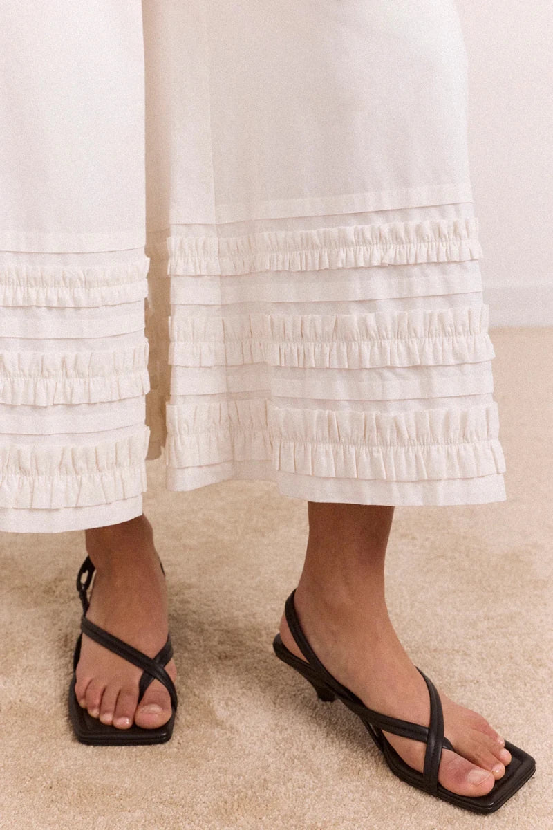 Pantalon Bloomers Florintina Blanc Damson Madder - Ex - voto