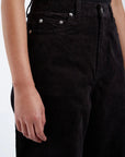 Pantalon Corduroy Donna Dr Denim Noir - Ex - voto