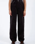 Pantalon Corduroy Donna Dr Denim Noir - Ex - voto