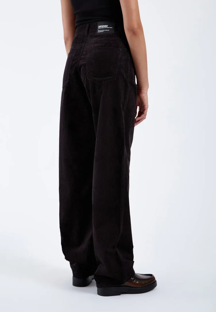 Pantalon Corduroy Donna Dr Denim Noir - Ex - voto