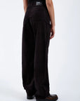 Pantalon Corduroy Donna Dr Denim Noir - Ex - voto