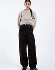Pantalon Corduroy Donna Dr Denim Noir - Ex - voto