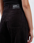 Pantalon Corduroy Donna Dr Denim Noir - Ex - voto