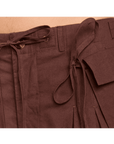 Pantalon Culotte Tatiana Choc Damson Madder - Ex-voto