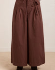 Pantalon Culotte Tatiana Choc Damson Madder - Ex-voto