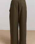 Pantalon Fabia Khaki Damson Madder - Ex - voto
