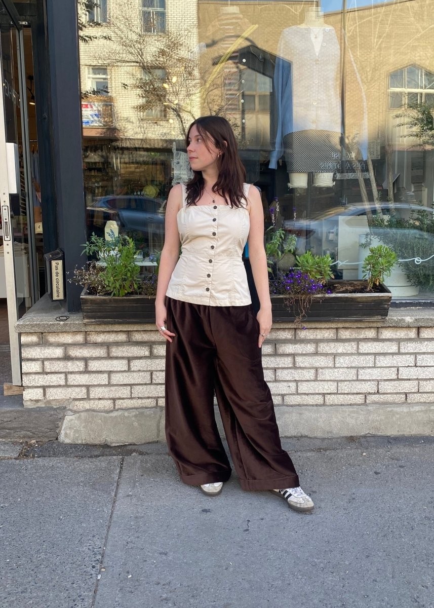 Pantalon Isadora Naïf Chocolat - Ex - voto