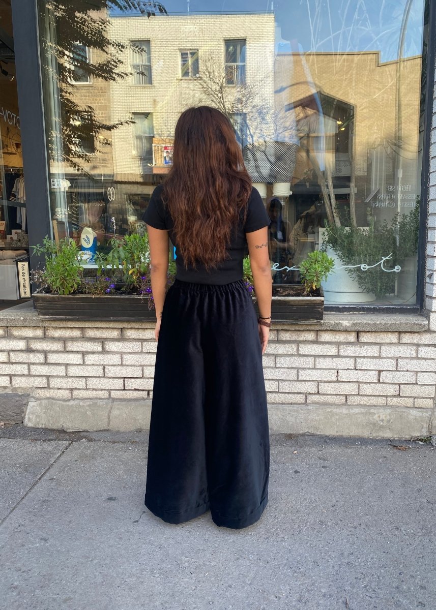 Pantalon Isadora Naïf Noir - Ex - voto