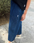 Pantalon Jardinier Denim Bleu Le Bon Shoppe - Ex-voto