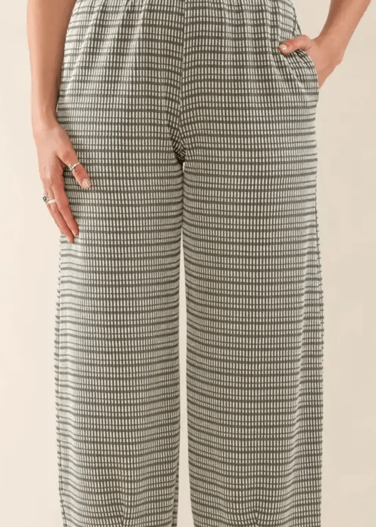 Pantalon Jude NLT Olive et Ivoire SOLDE - Vente Finale - Ex - voto