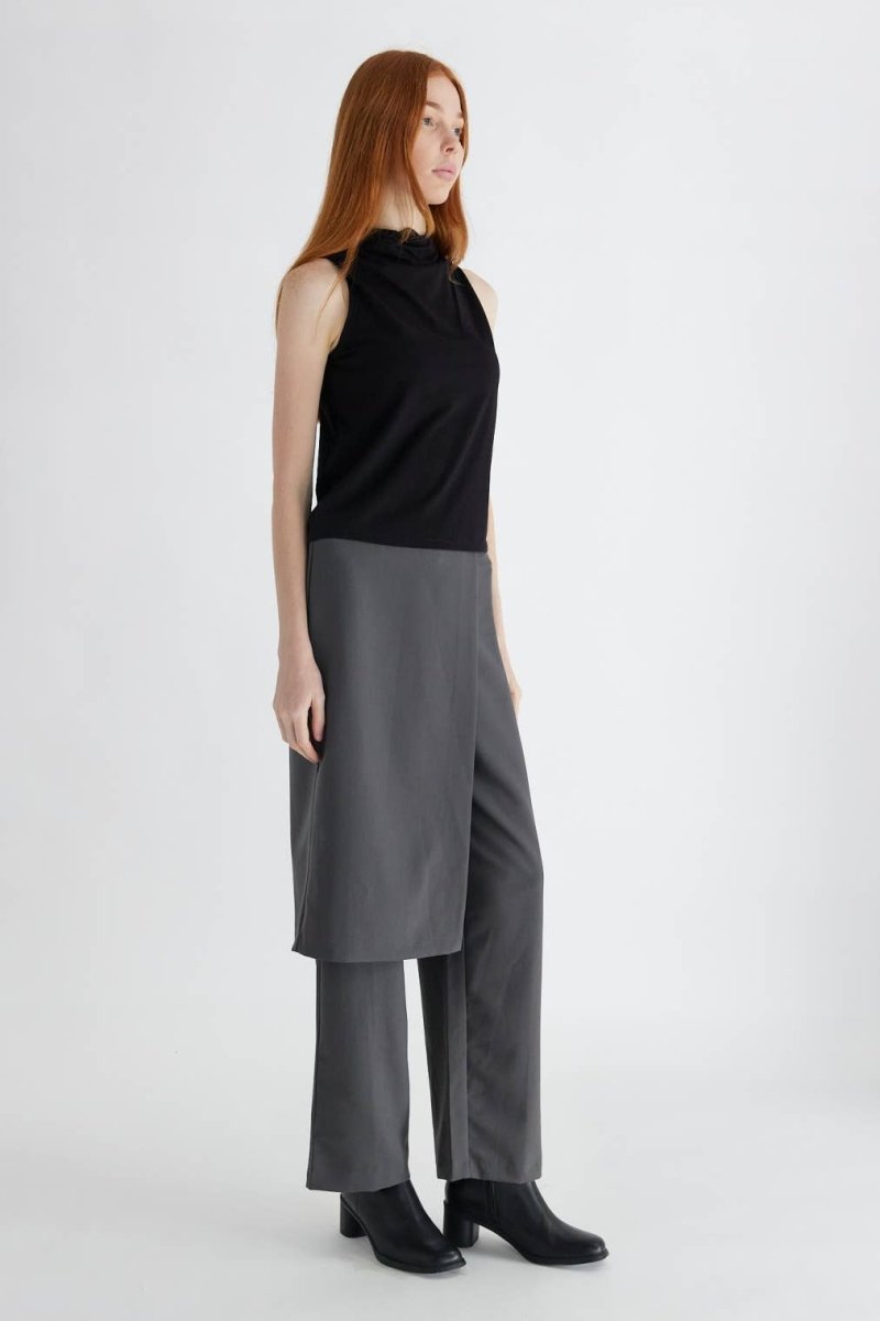 All Row Grey Harry Skirt-Pants – Ex-voto