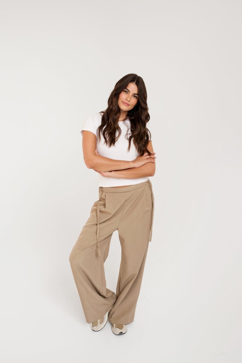 Pantalon Lacey Dailystory Camel - Ex - voto
