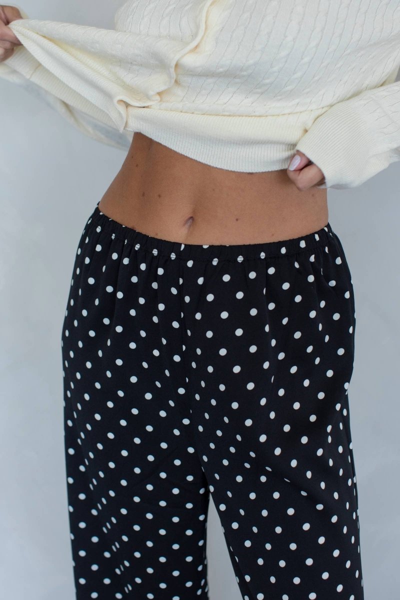 Pantalon Satin Polka Dot Things Between - Ex - voto